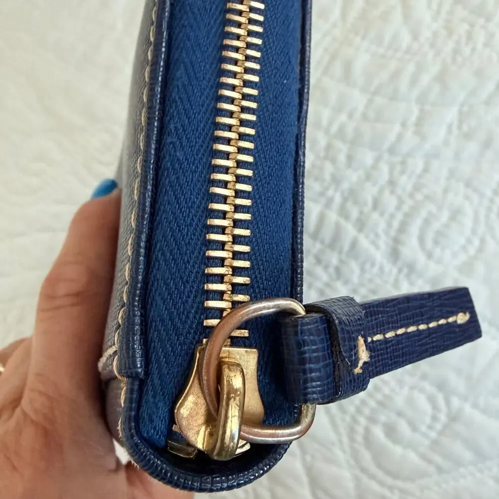 Dooney & Bourke leather zip around wallet